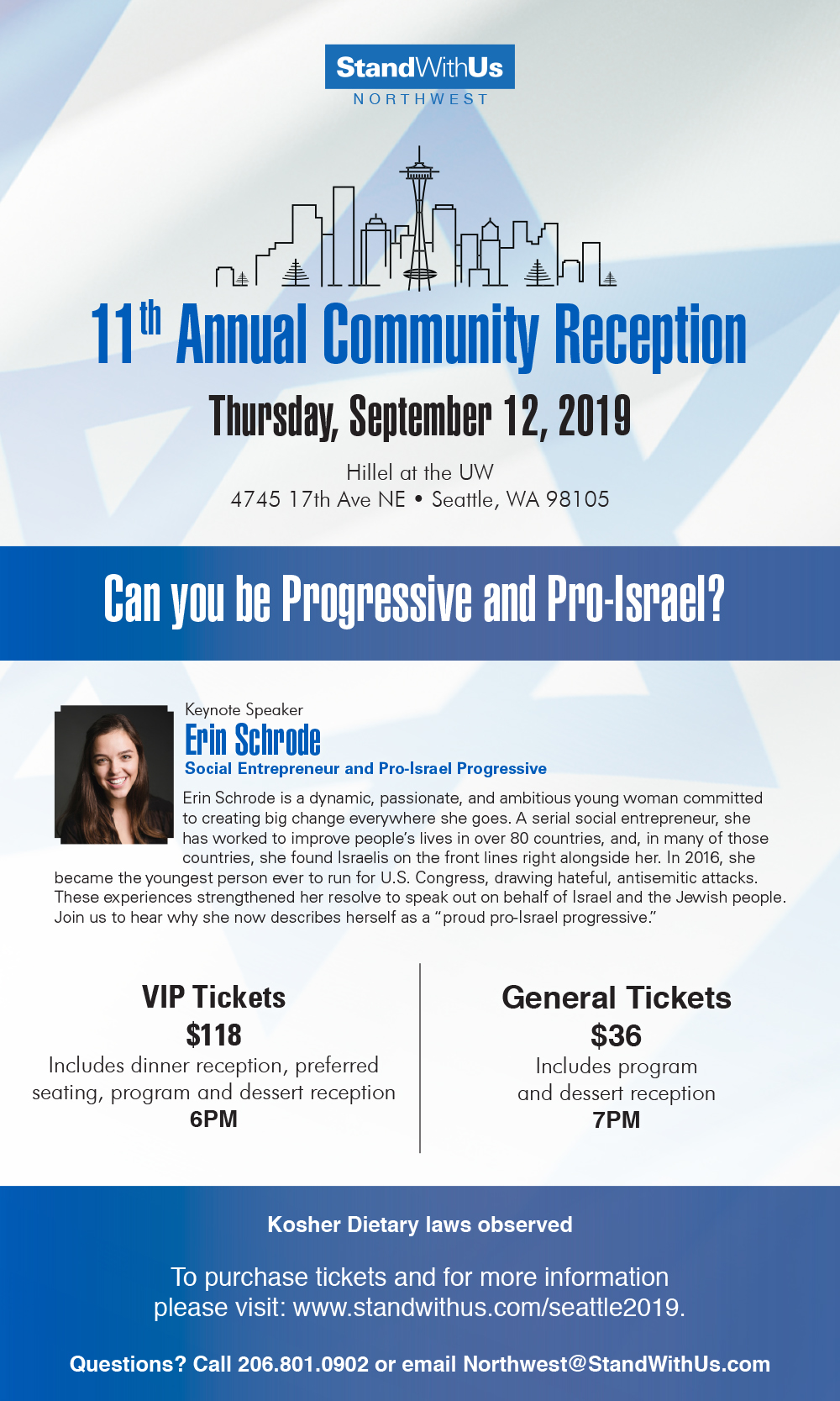 stand with us 2019 Community Reception